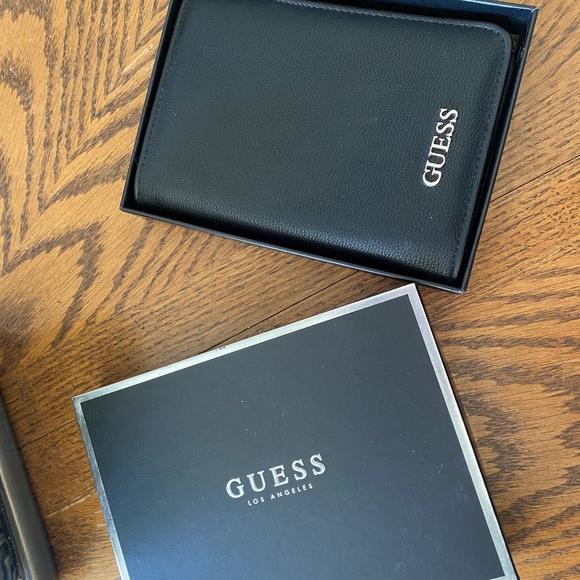 Guess Faux-Leather Passport/Card Holder - Picture 3 of 3